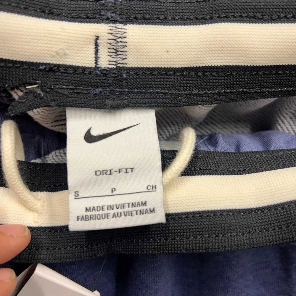 Nike Dri-FIT Training Sweatpants Mens Small Blue Heather Loose Fit HJ3145-437